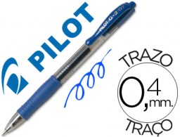 Bolígrafo Pilot G-2 tinta gel azul